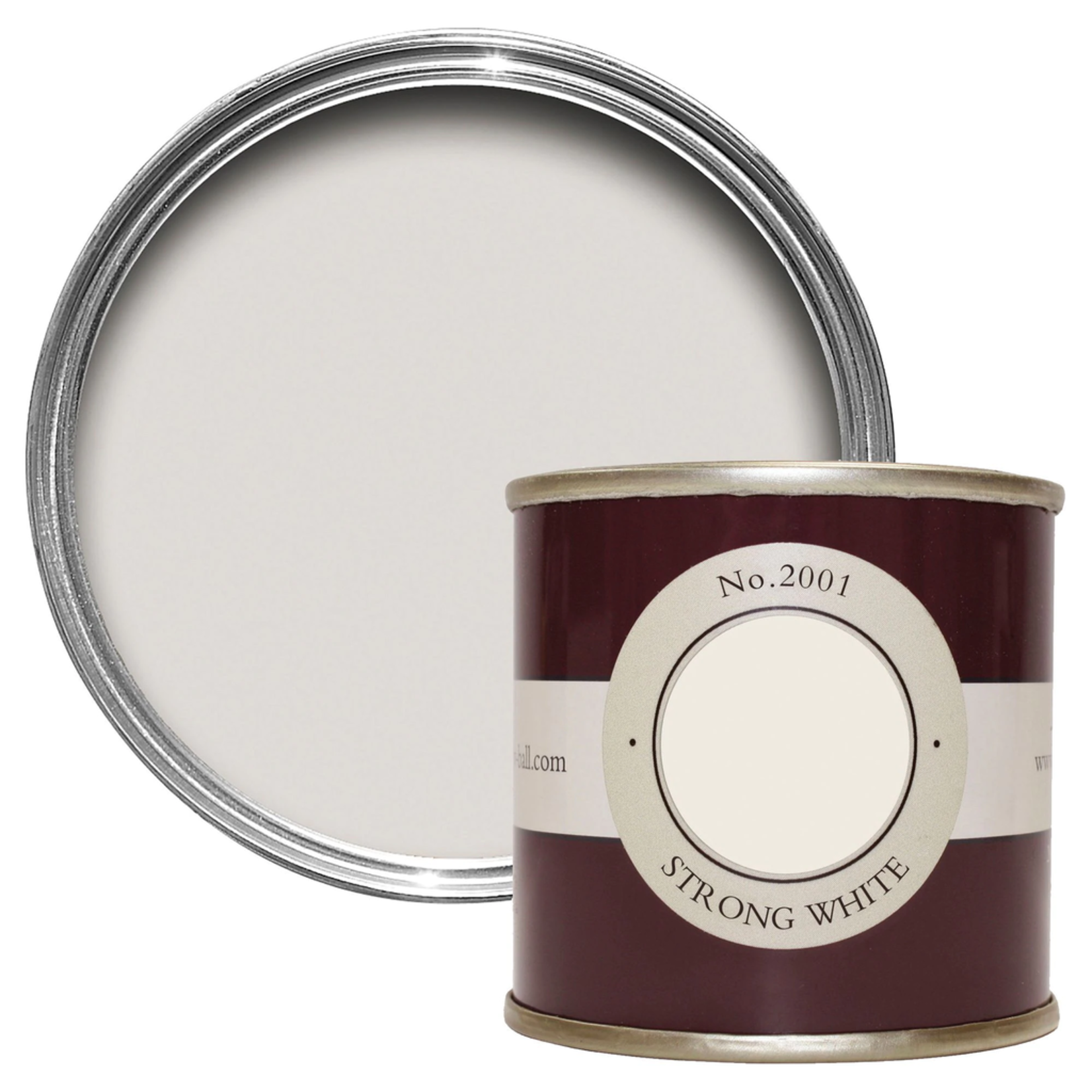 Farrow and Ball 100ml Sample Pot Strong White No. 2001