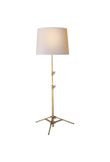 Visual Comfort Studio Floor Lamp Antique Brass