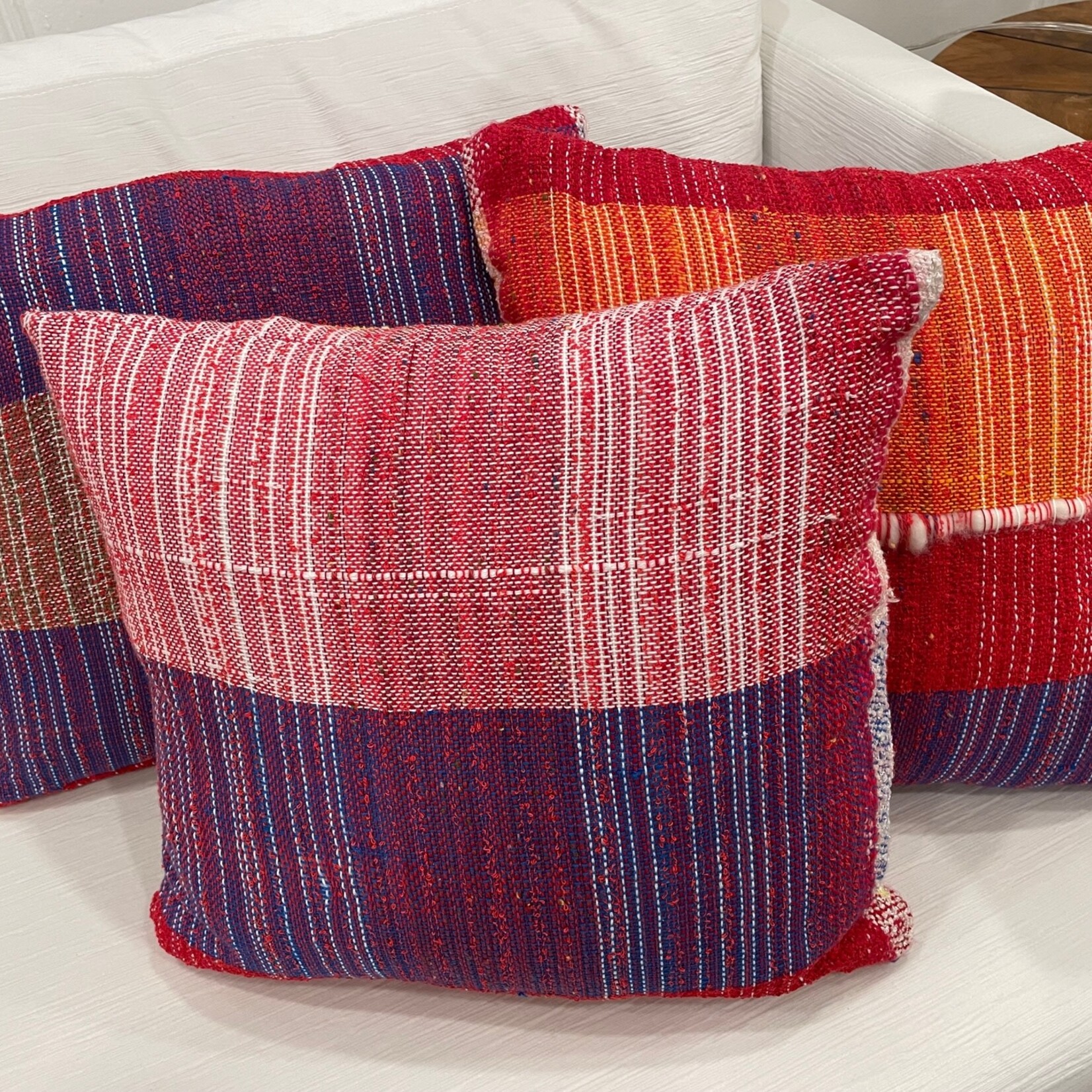Tara Roblin Tara Roblin Textiles 18X18 Candy Crush Cushion with feather filler