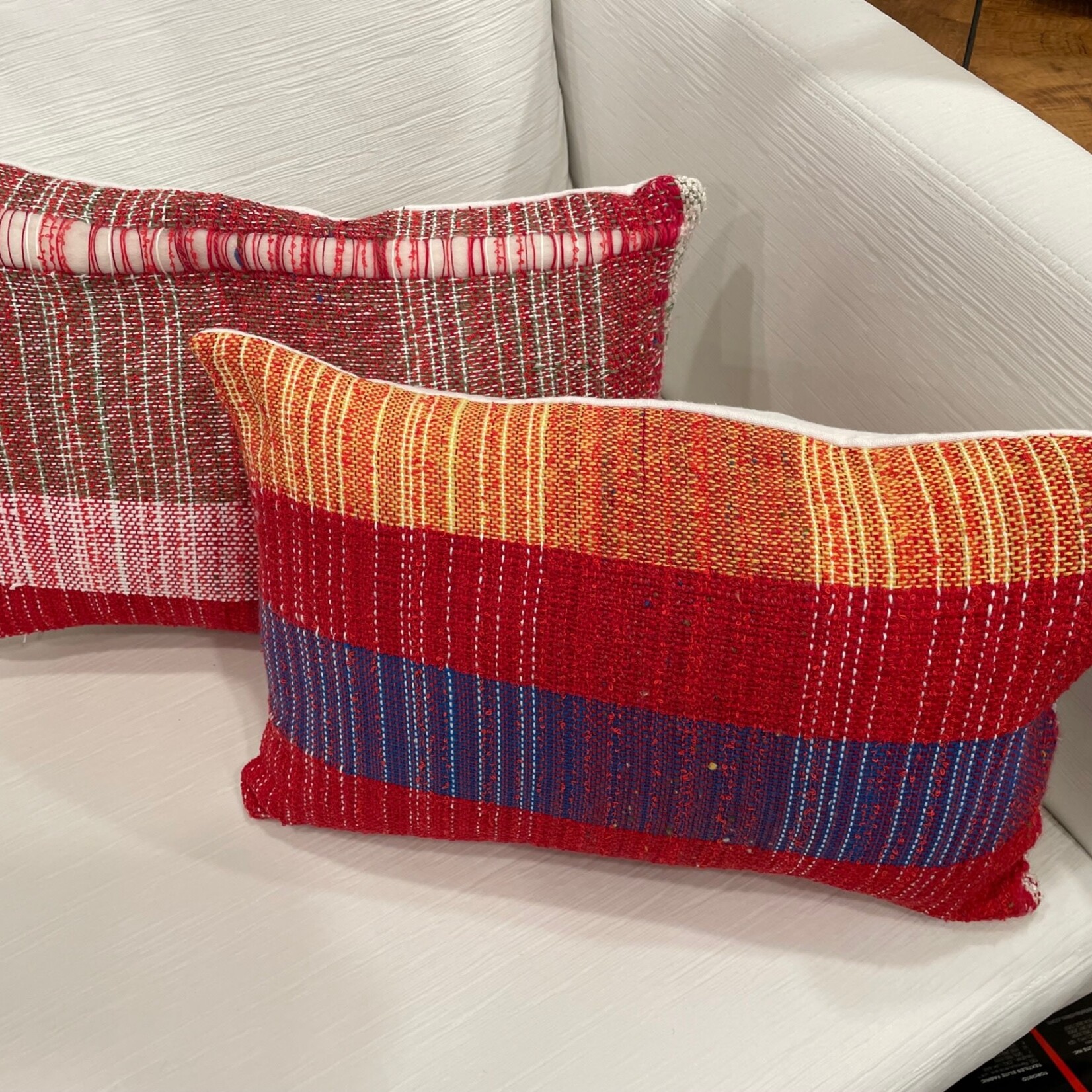 Tara Roblin Tara Roblin Textiles 12 x 20 Candy Crush Cushion with feather filler