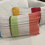 Tara Roblin Tara Roblin Textiles 14 x 20 Awning Stripe Cushion with feather filler