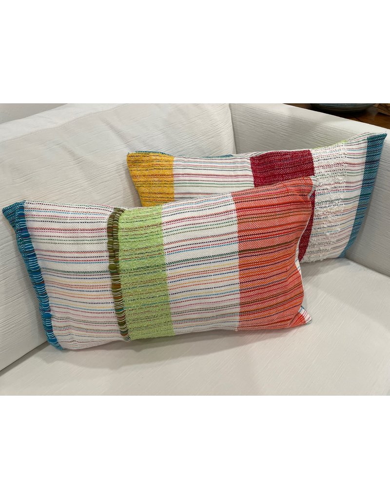 Tara Roblin Tara Roblin Textiles 14 x 20 Awning Stripe Cushion with feather filler