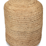 Viana Viana Handmade Natural Jute Pouf 16 x 16