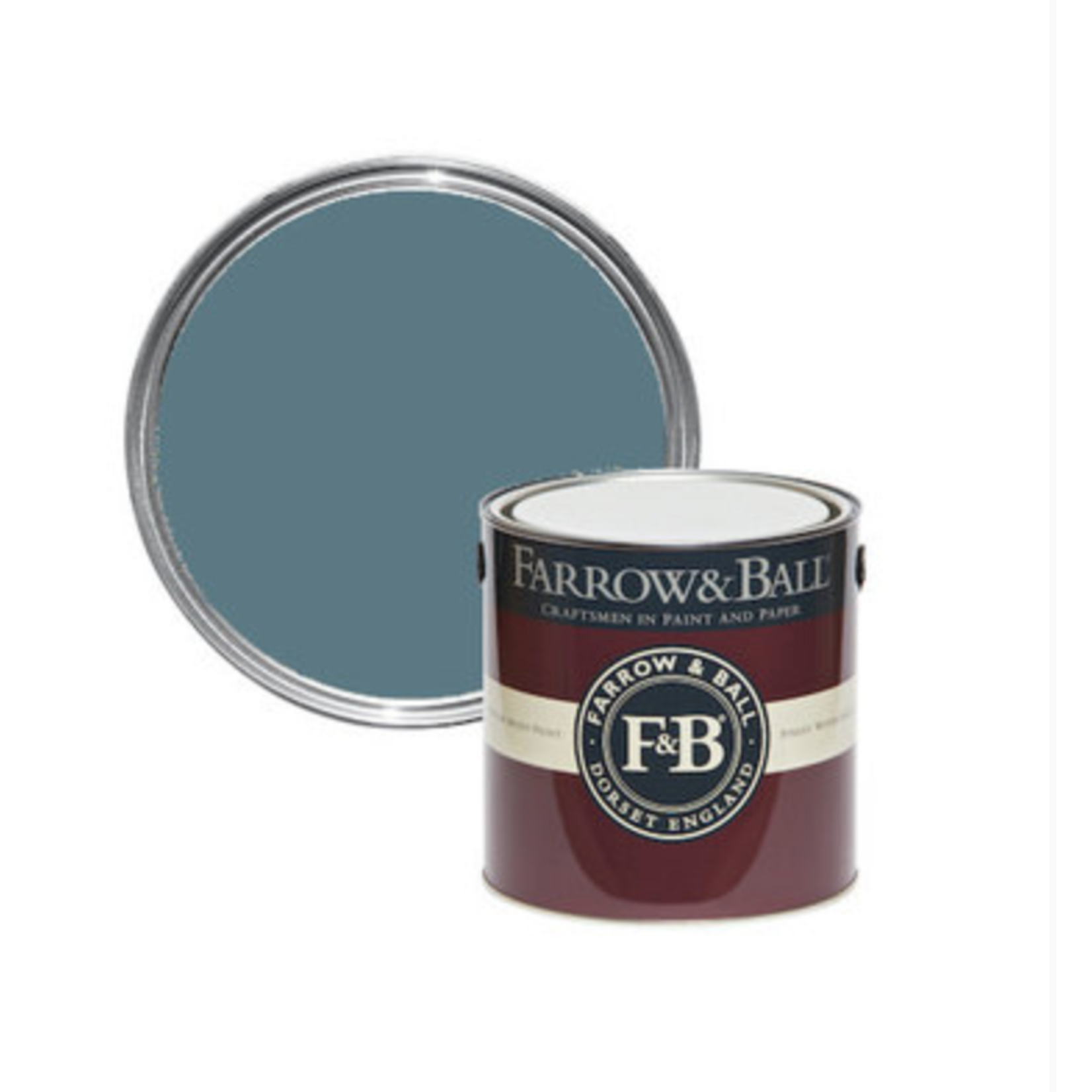 Farrow and Ball 100ml Sample Pot Liberty Sloe Blue