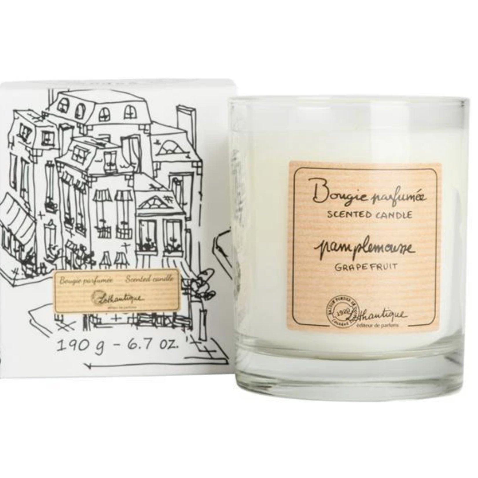 Lothantique Lothantique Grapefruit Scented Candle 6.7oz