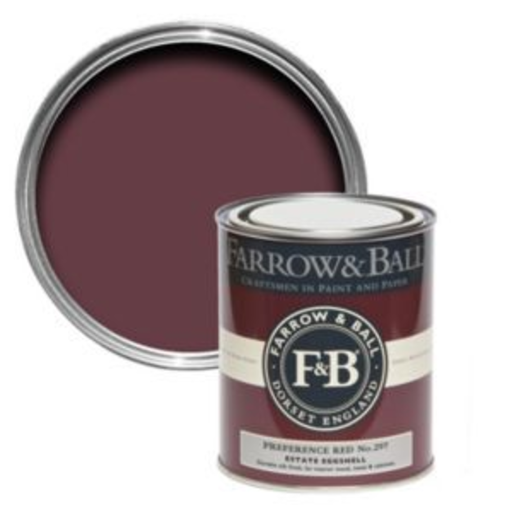 Farrow and Ball 750ml Estate Eggshell Preference Red No.297