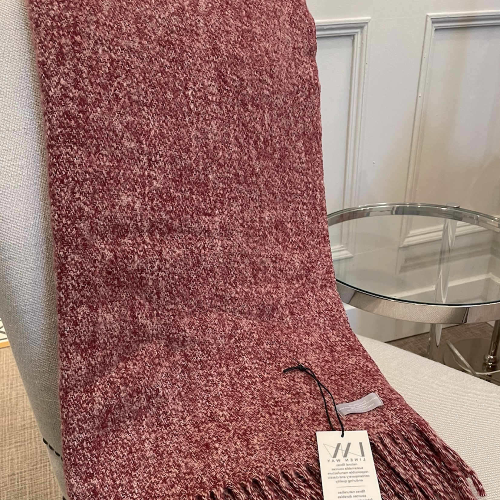 Linen Way Brixton Throw - 100% Merino Wool