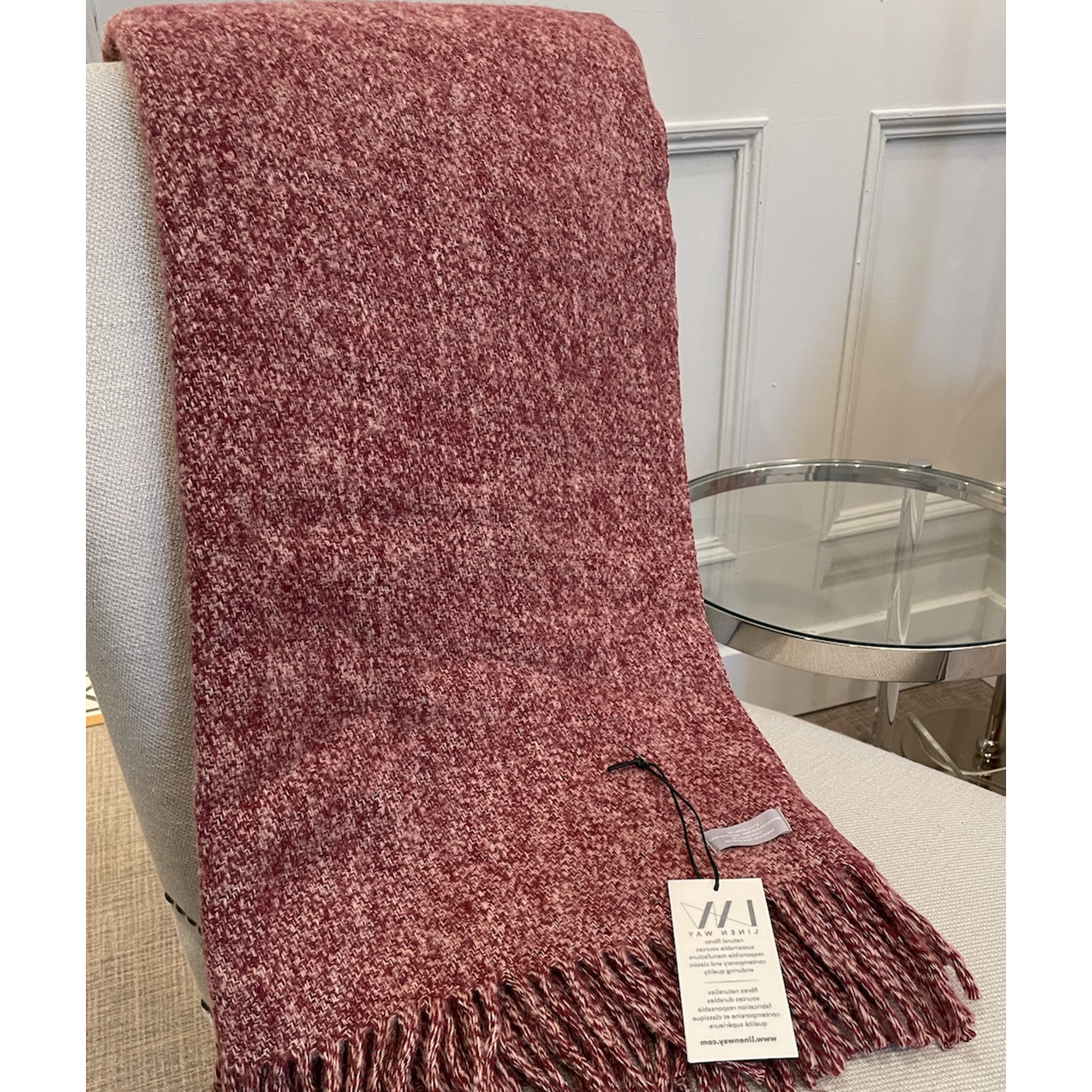 Linen Way Brixton Throw - 100% Merino Wool