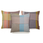 Wallace Sewell Agatha 100% Lambswool Cushion Gold & Mint