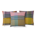 Wallace Sewell W&S Hambling 100% Lambswool Cushion Yellow & Pink 18x18