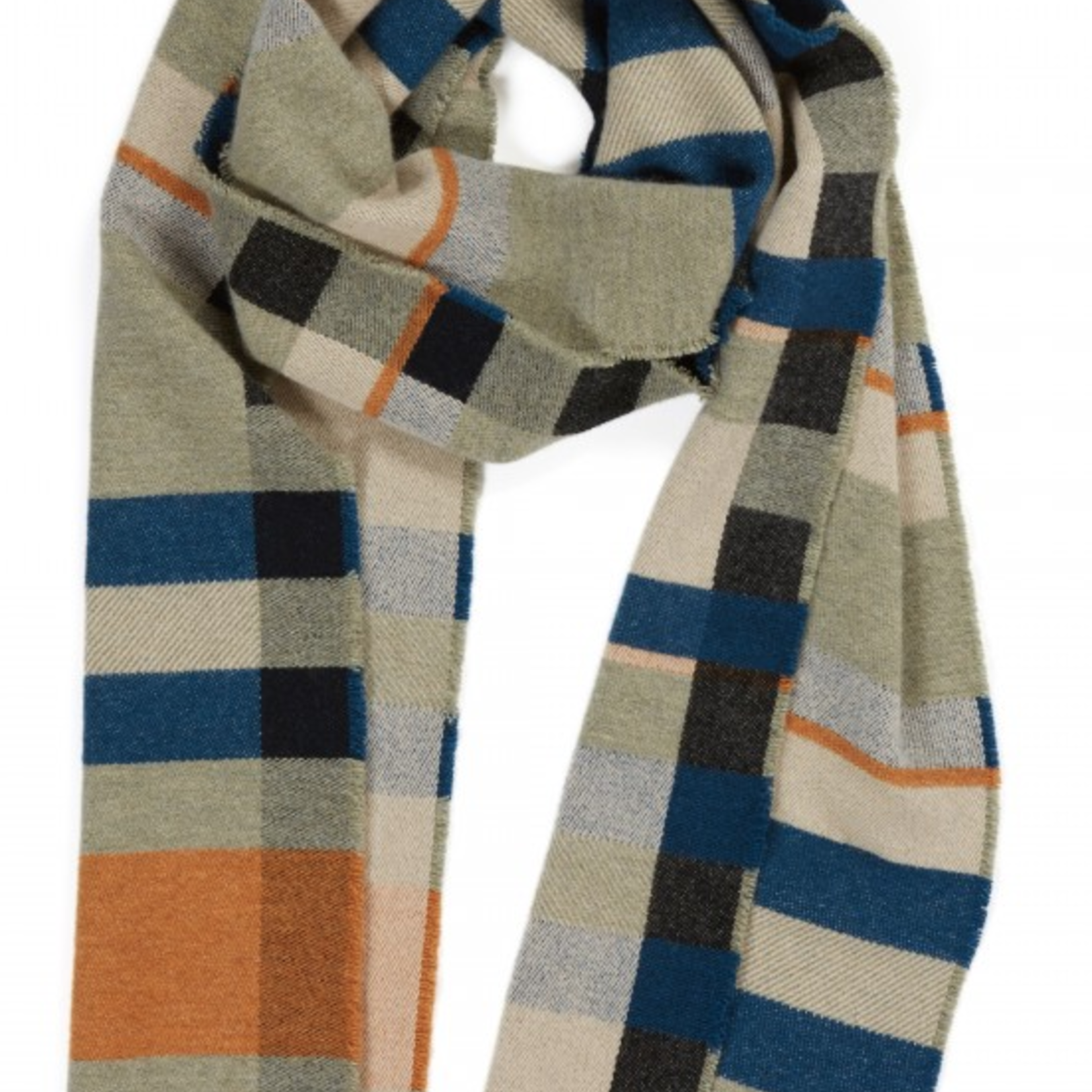 Wallace Sewell Stolzl Orchard 100% Lambswool Scarf/Wrap Green 245cm x 35cm