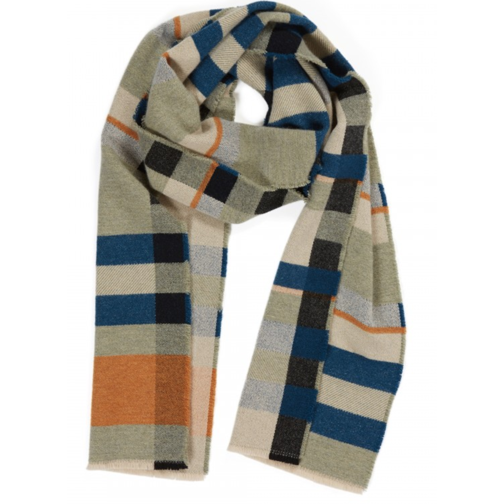 Wallace Sewell Stolzl Orchard 100% Lambswool Scarf/Wrap Green 245cm x 35cm