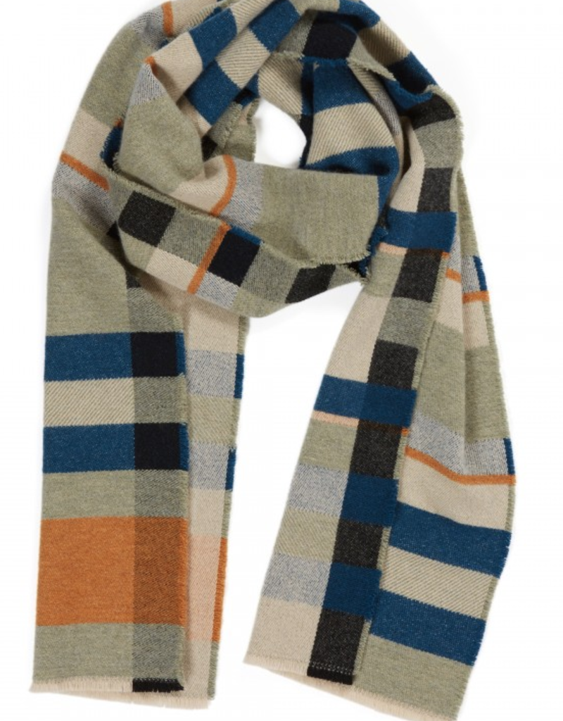 Wallace Sewell Stolzl Orchard 100% Lambswool Scarf/Wrap Green 245cm x 35cm