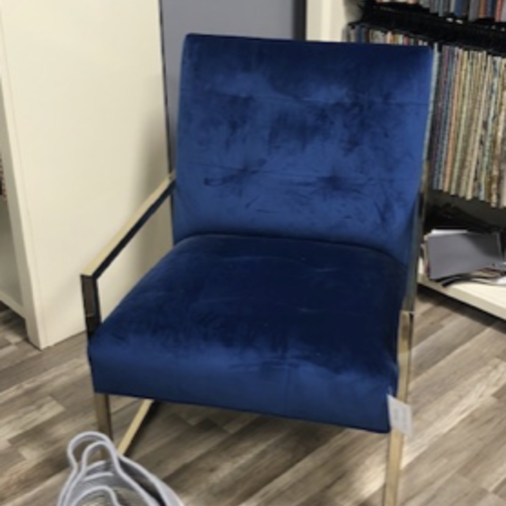 Silva Silva SOHO Bryant Chair - Antique Silver - Velluto Fabric