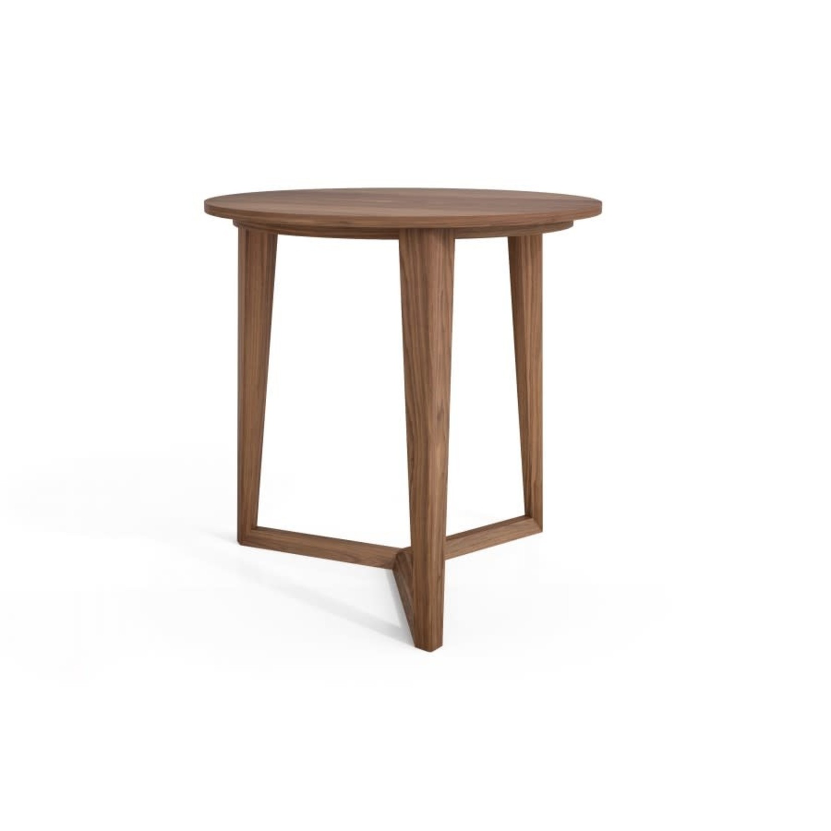 Huppe Tall End Table Quarter Sawn Walnut Light Natural