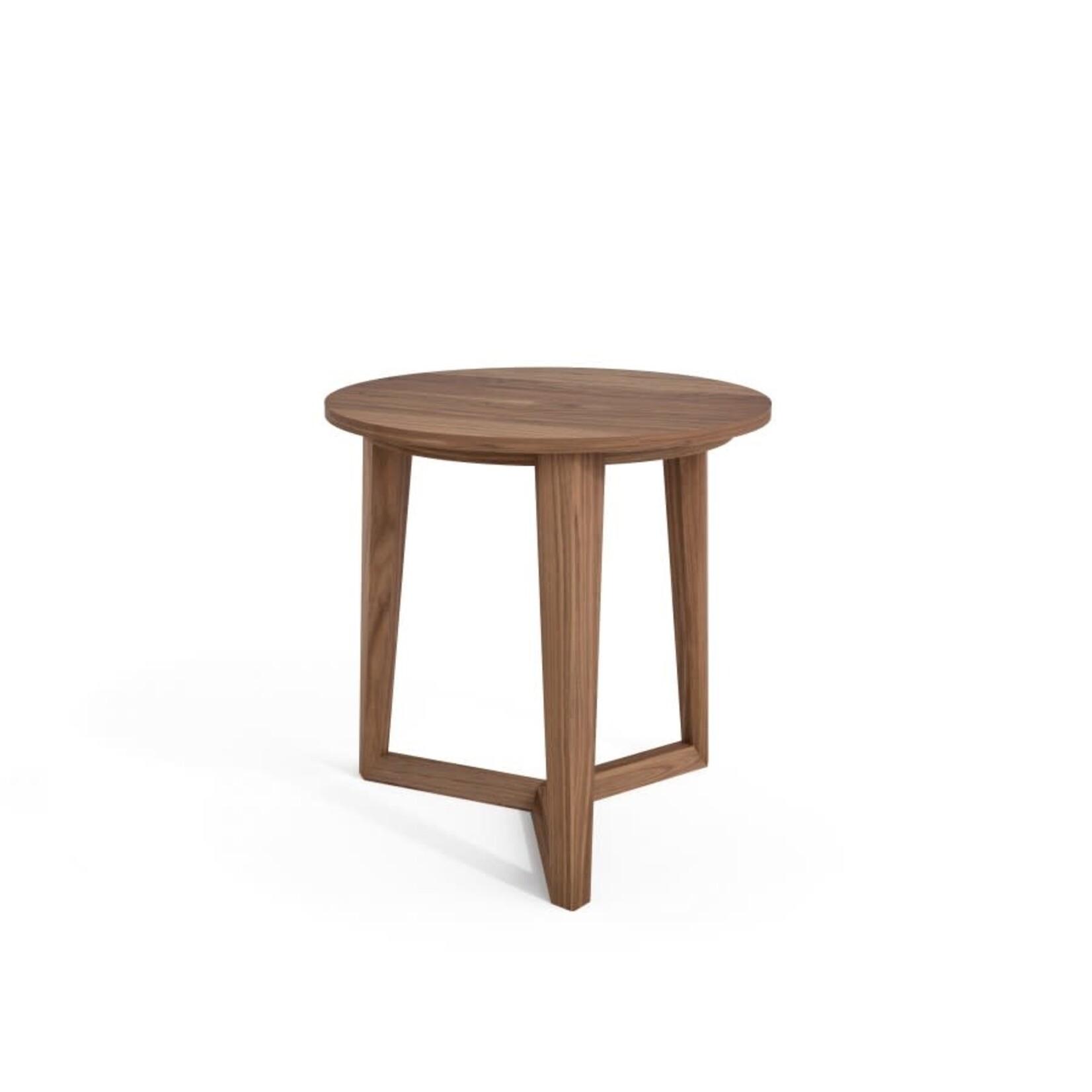 Huppe Short End Table Quarter Sawn Walnut Light Natural