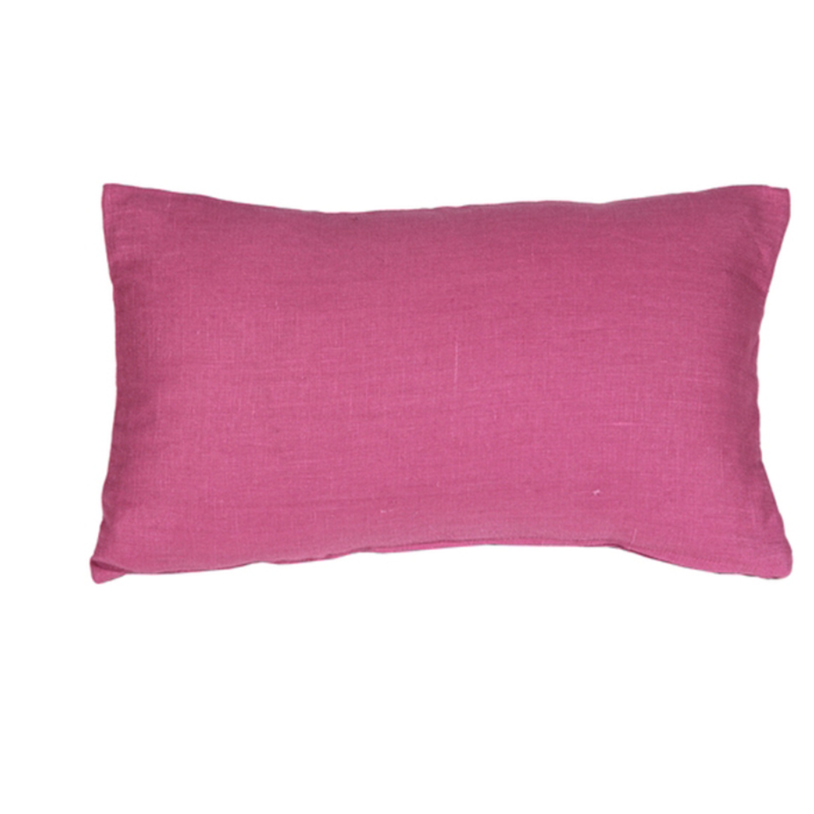 Tuscany Linen Orchid Pink Throw Pillow 12 x 19