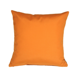 Sunbrella Tangerine Orange Outdoor Cushion 20 x 20