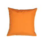 Sunbrella Tangerine Orange Outdoor Cushion 20 x 20