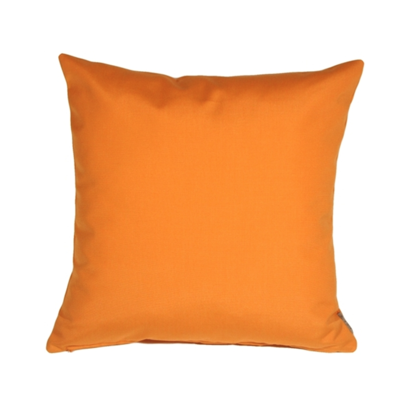 Sunbrella Tangerine Orange Outdoor Cushion 20 x 20