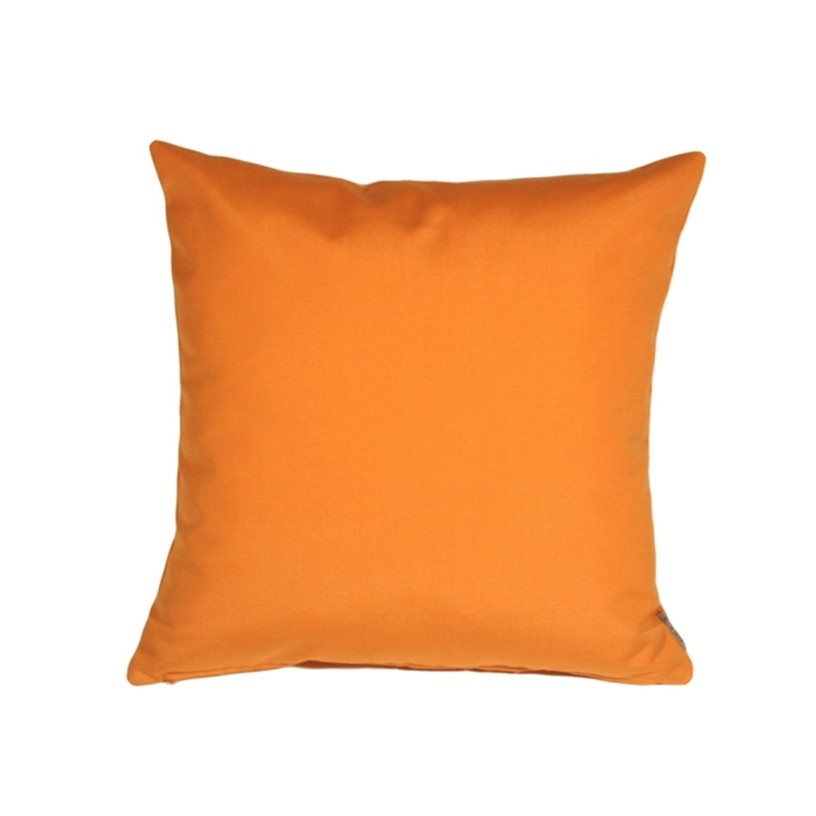 Sunbrella Tangerine Orange Outdoor Cushion 20 x 20