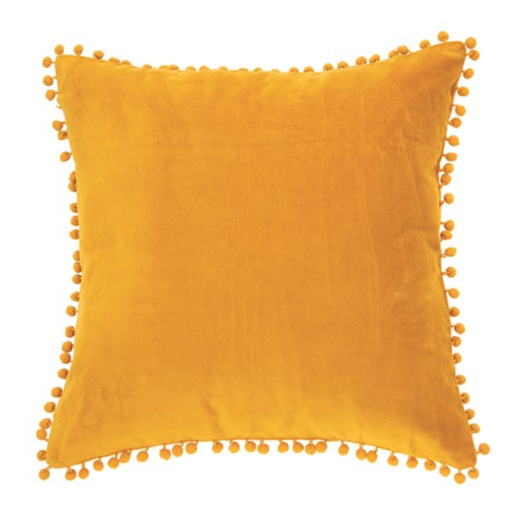 Brunelli INC. Velvet Mustard Cushion 20x20
