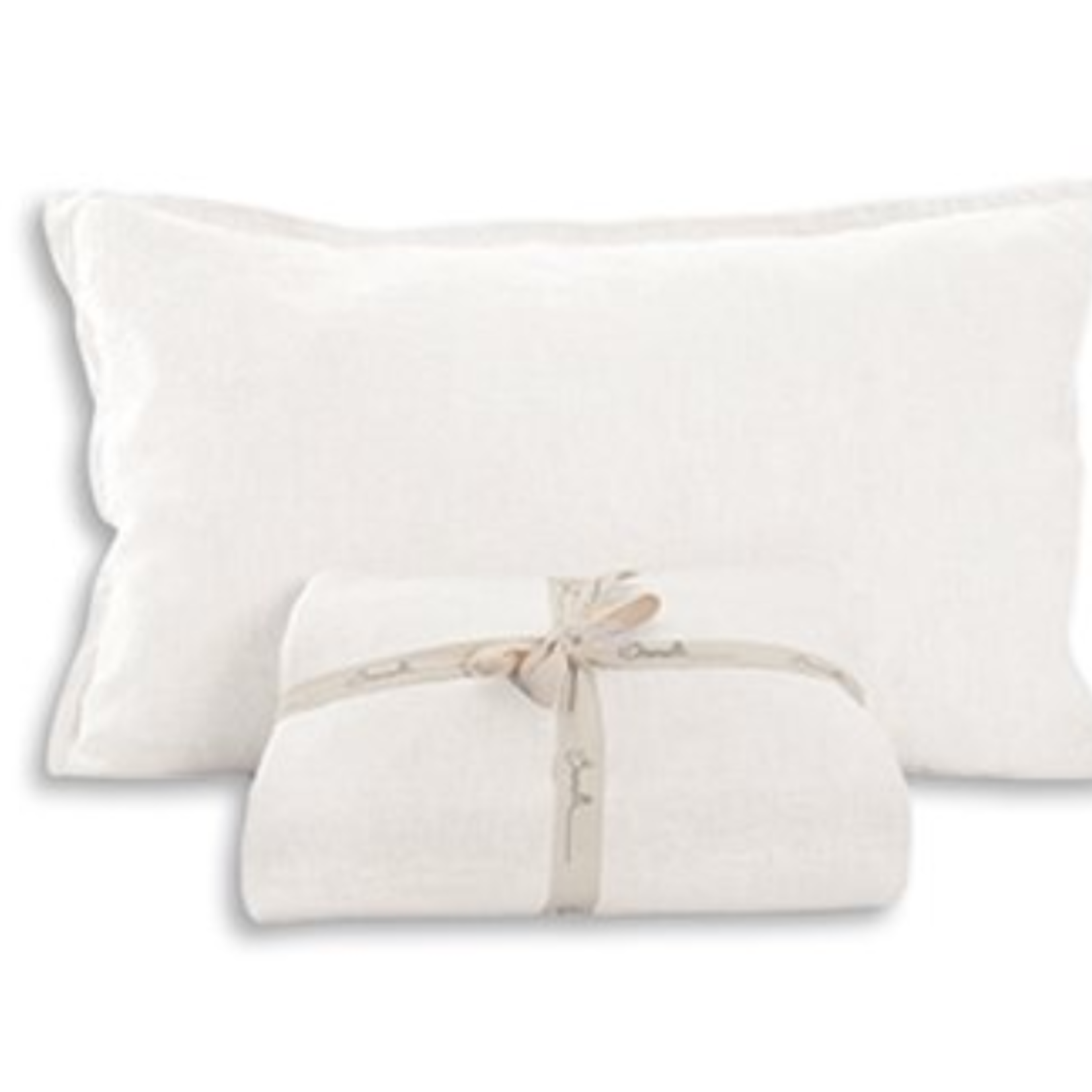 Linen White Pillow Sham 20 x 30