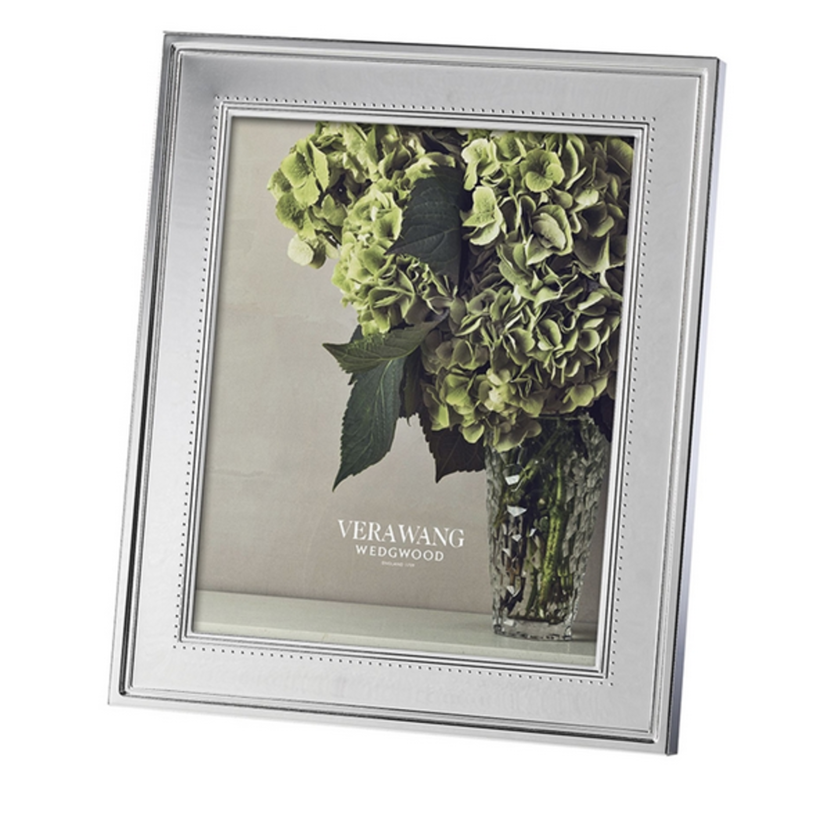 Vera Wang Grosgrain 8x10 Frame Silver
