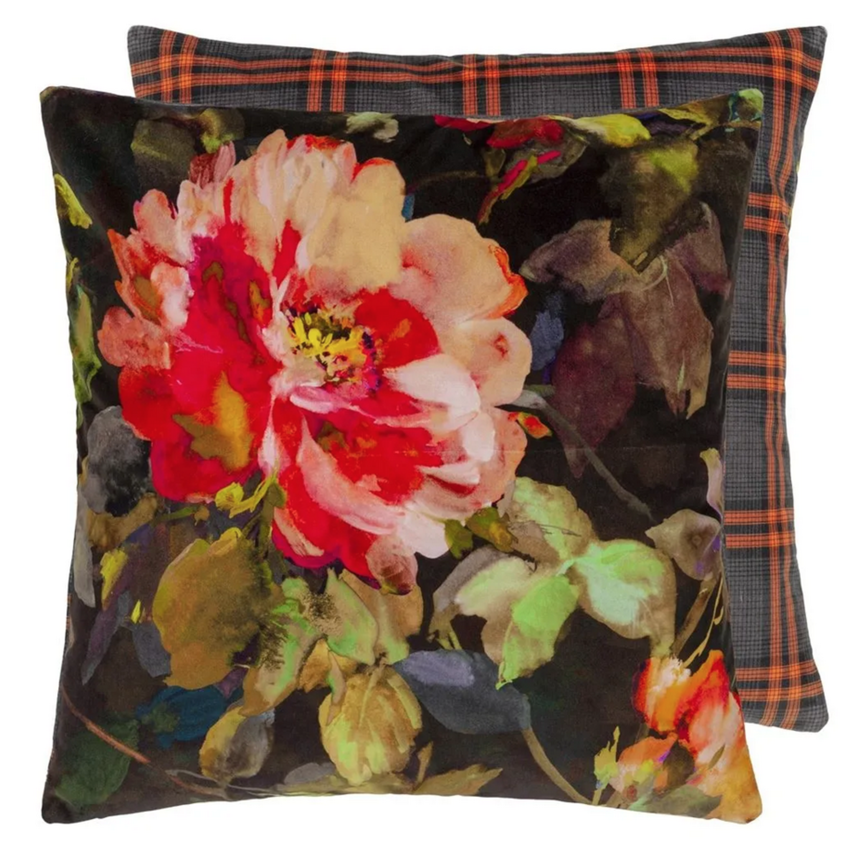 Designer's Guild Gertrude Rose Chestnut Cushion