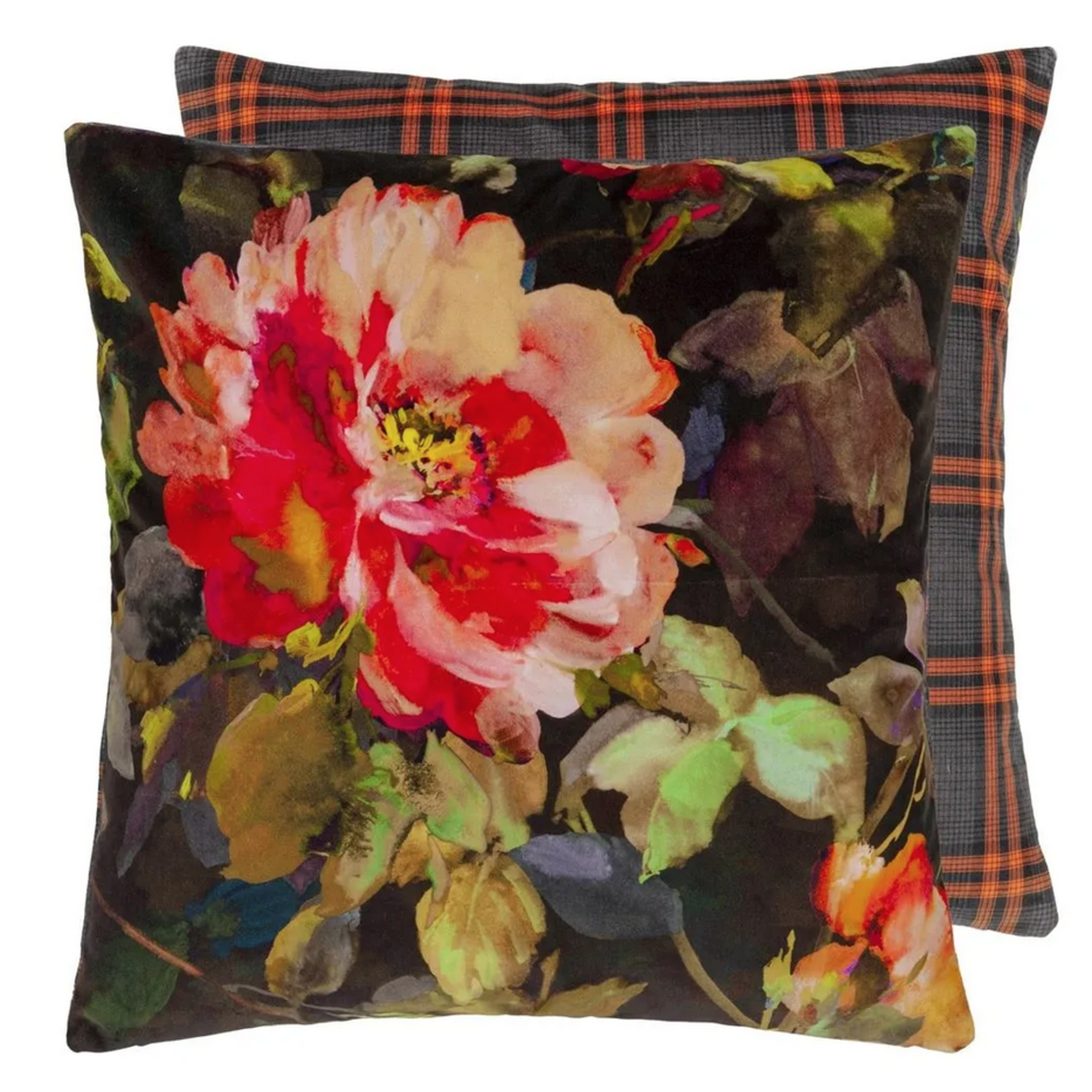 Designer's Guild Gertrude Rose Chestnut Cushion