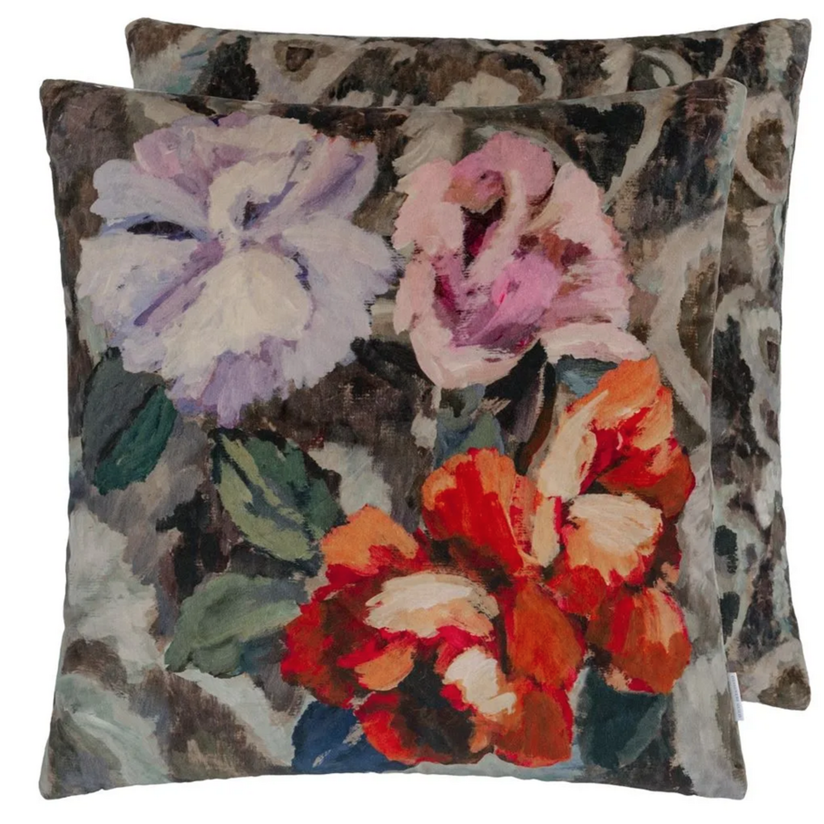 Designer's Guild Tapestry Flower Damson Cushion