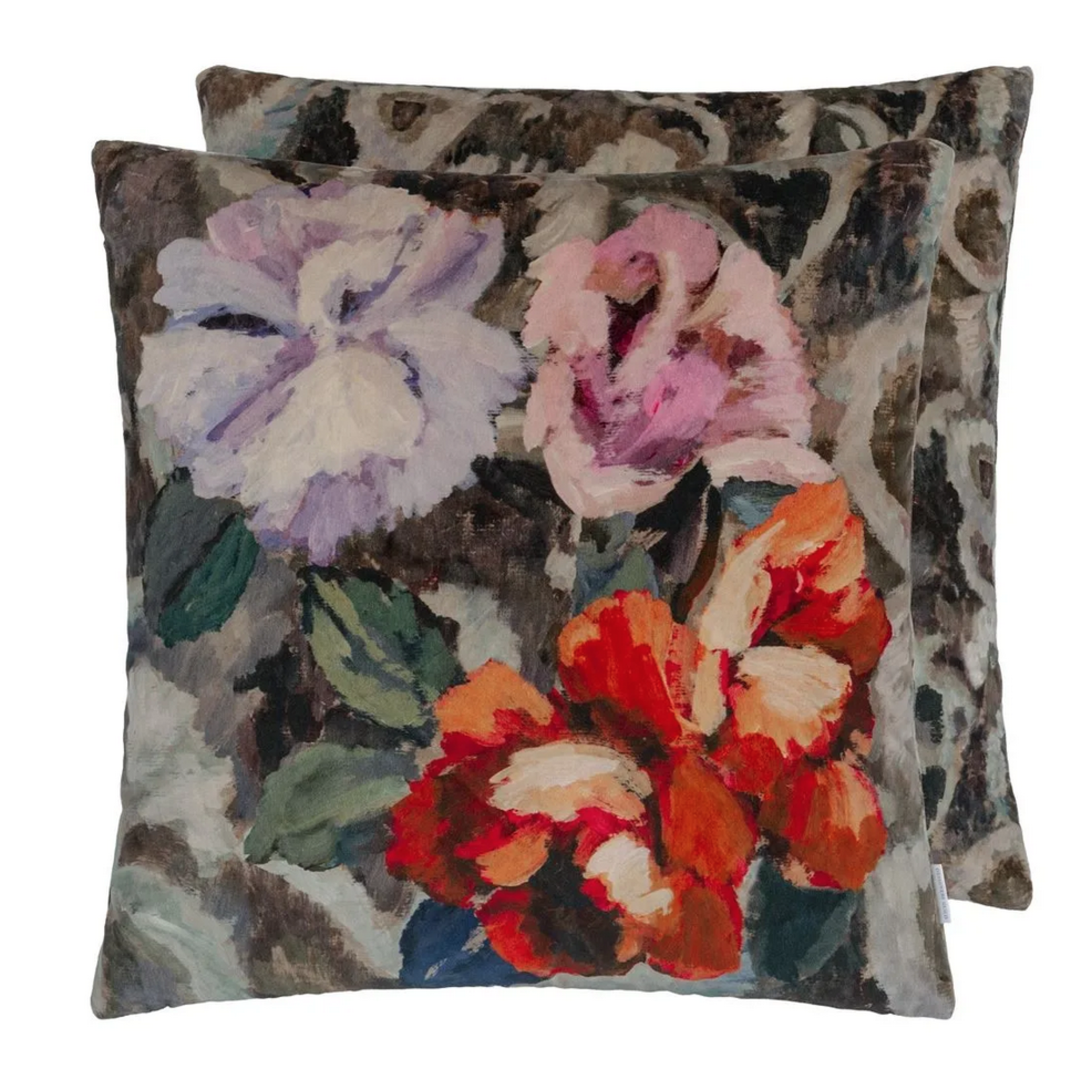 Designer's Guild Tapestry Flower Damson Cushion