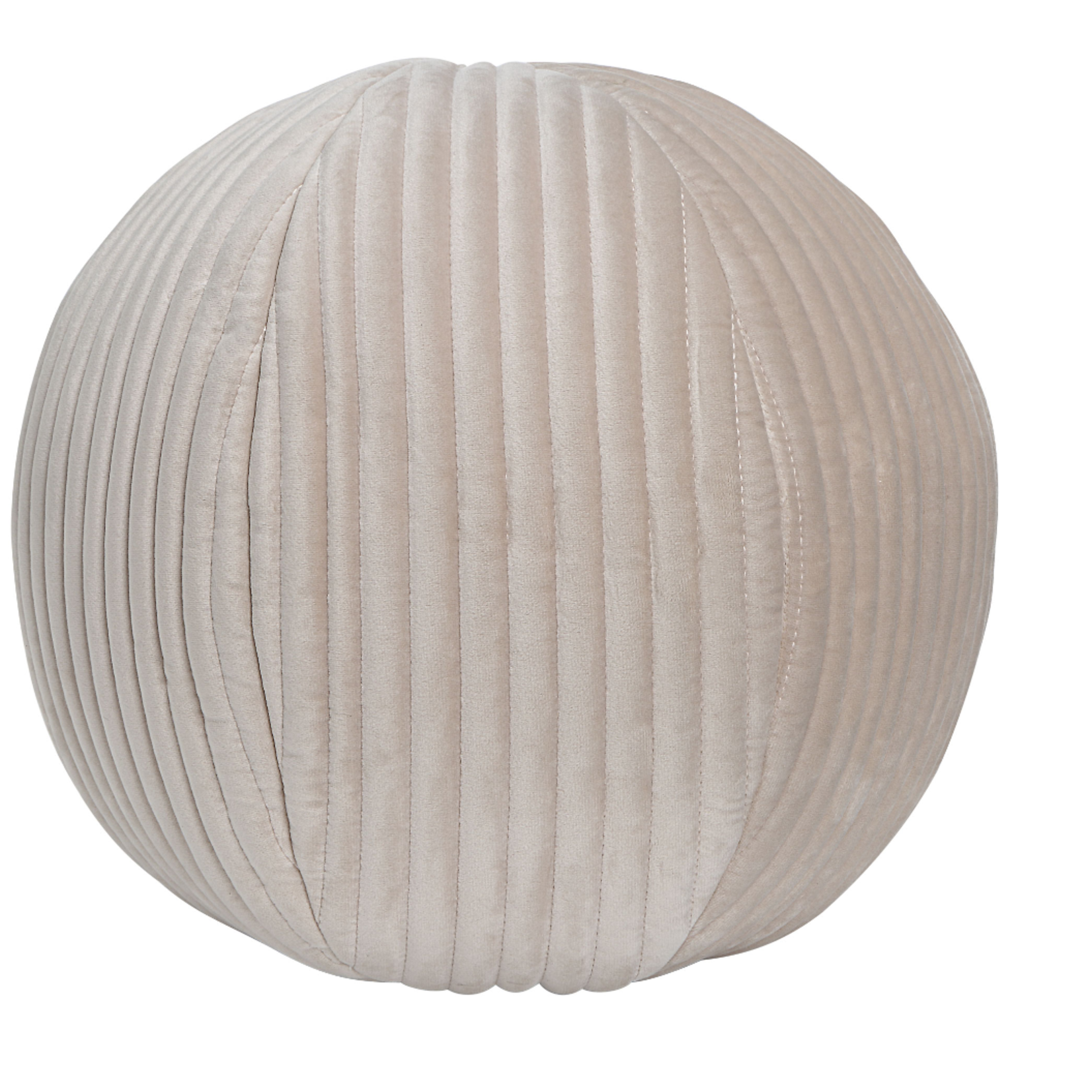 Dana Wide Corduroy Beige Sphere Cushion