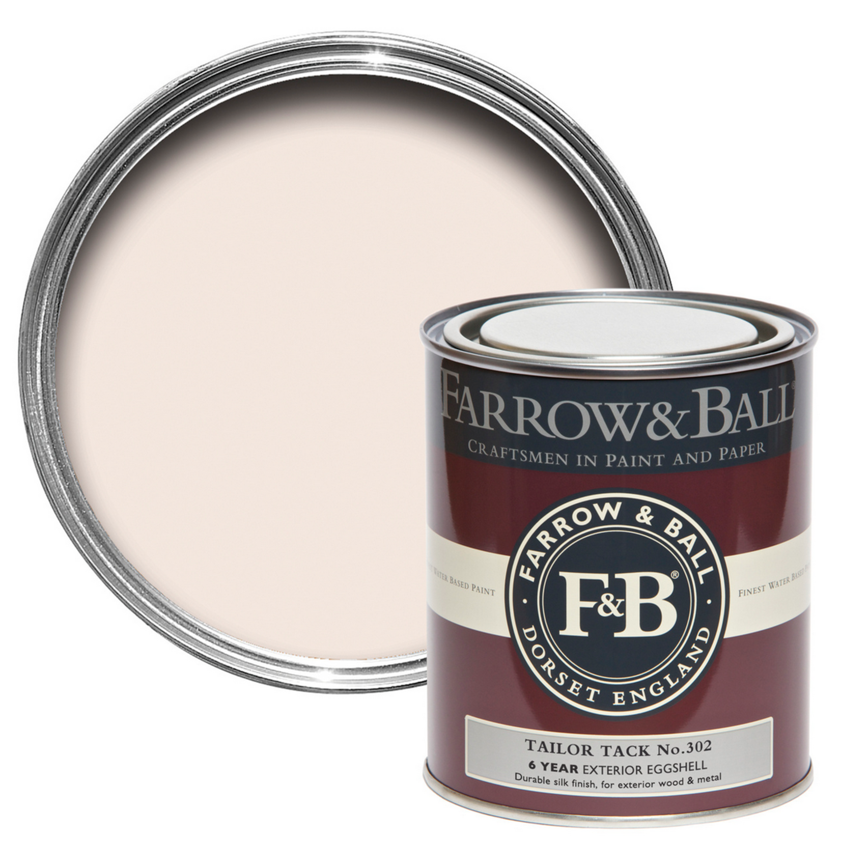 Farrow and Ball 750ml Exterior Eggshell Tailor Tack No.302