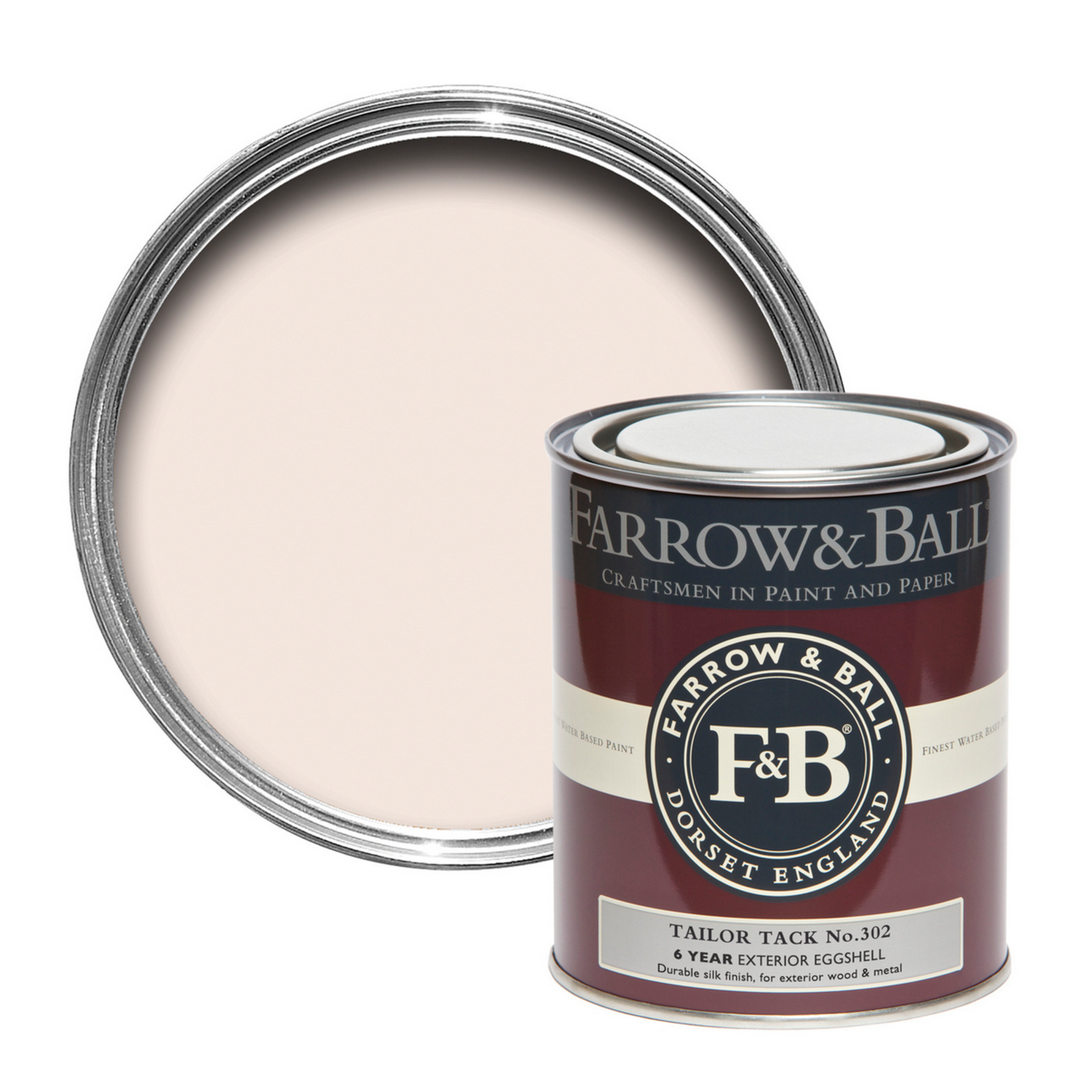 Farrow and Ball 750ml Exterior Eggshell Tailor Tack No.302