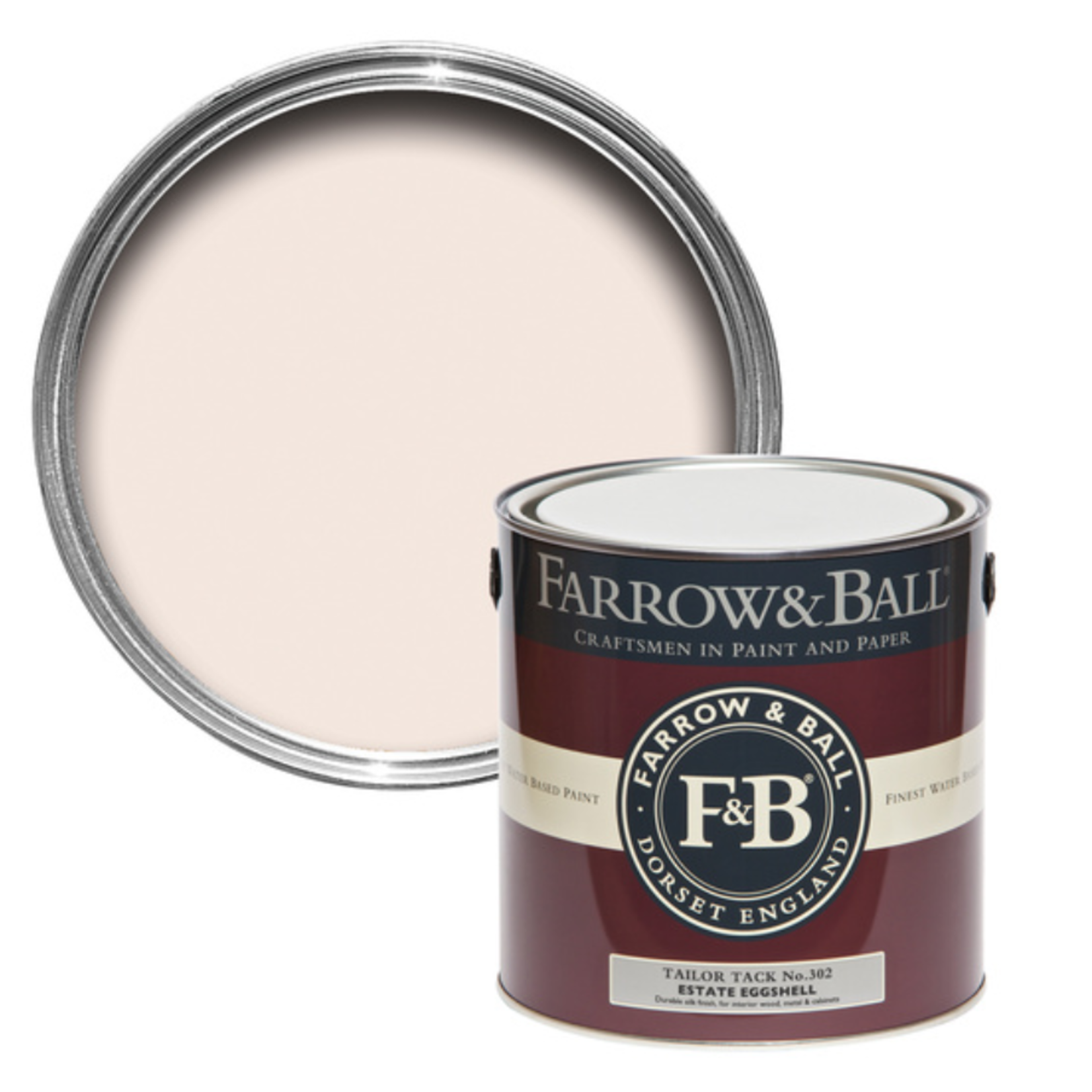 Farrow and Ball Gallon Estate Eggshell Tailor Tack No.302
