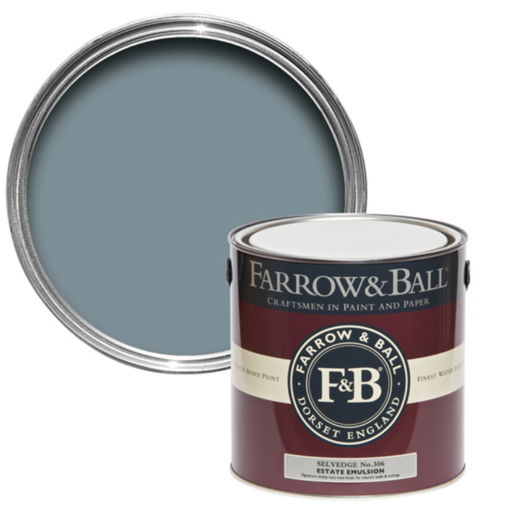 Farrow and Ball Gallon Estate Emulsion Selvedge No.306