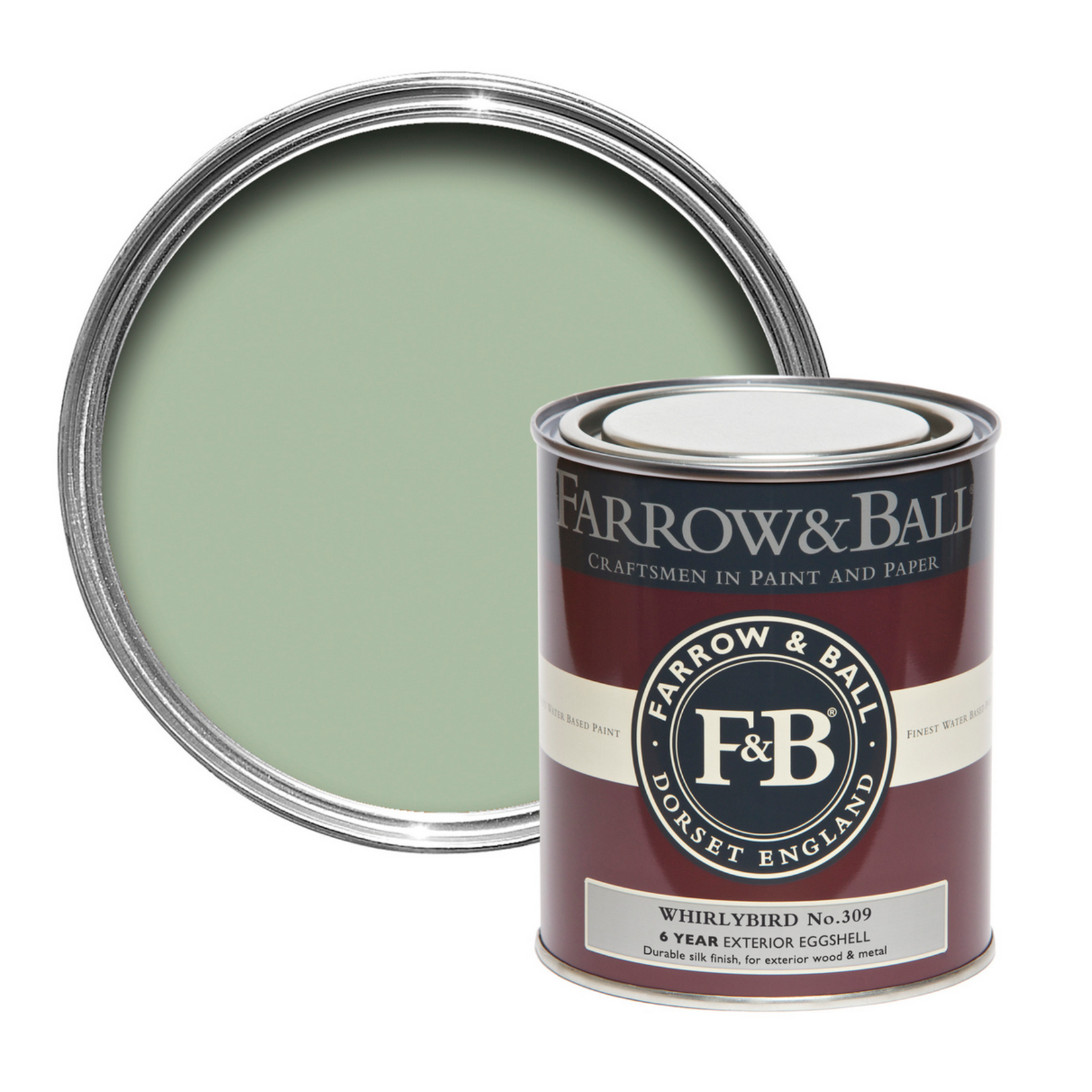 Farrow and Ball 750ml Exterior Eggshell Whirlybird No.309