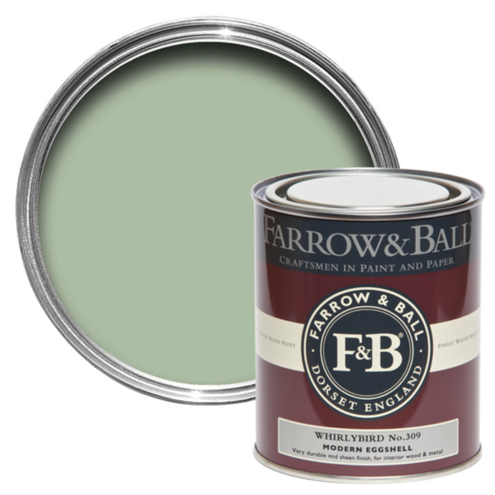 Farrow and Ball 750ml Modern Eggshell Whirlybird No.309