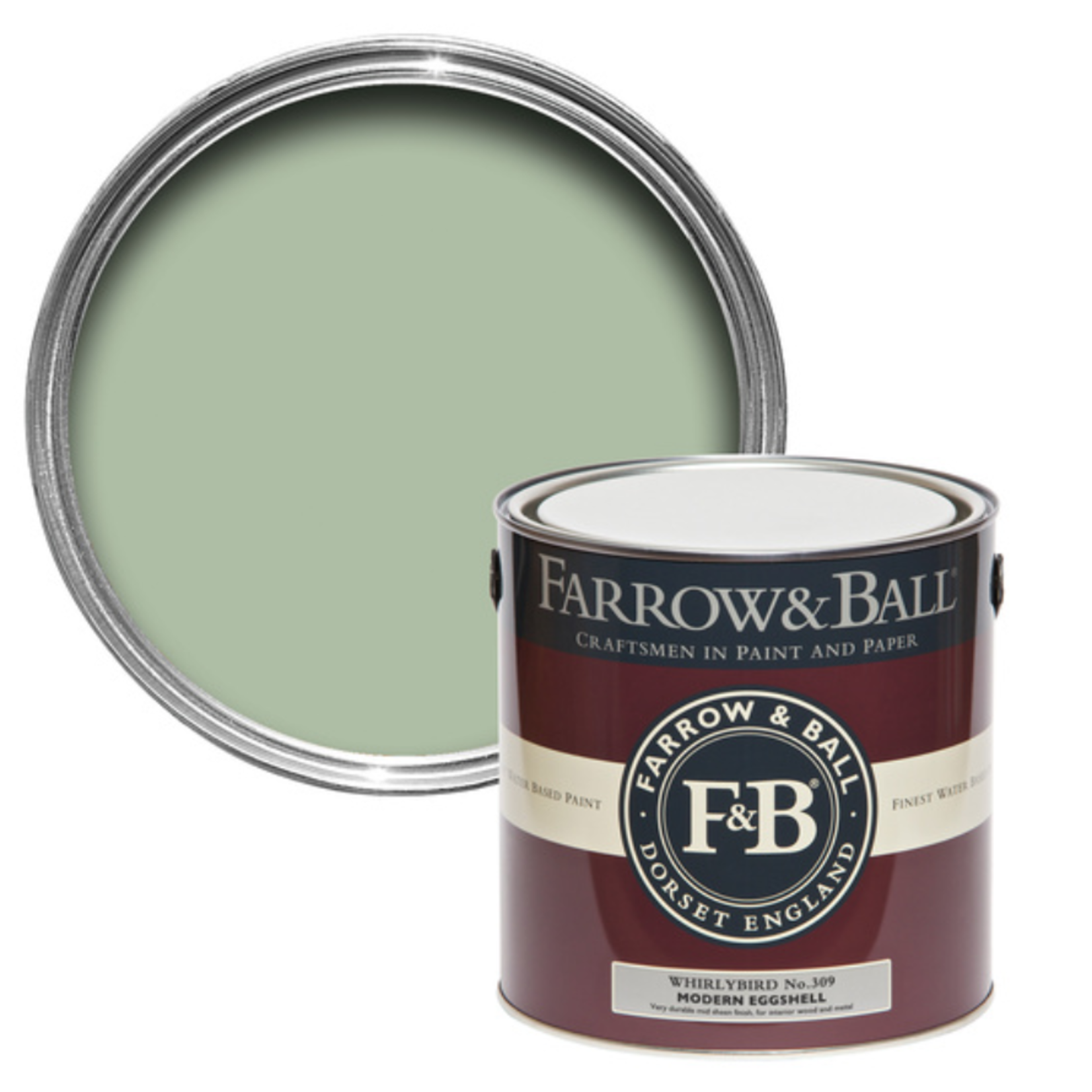 Farrow and Ball US Gallon Modern Eggshell  Whirlybird No.309