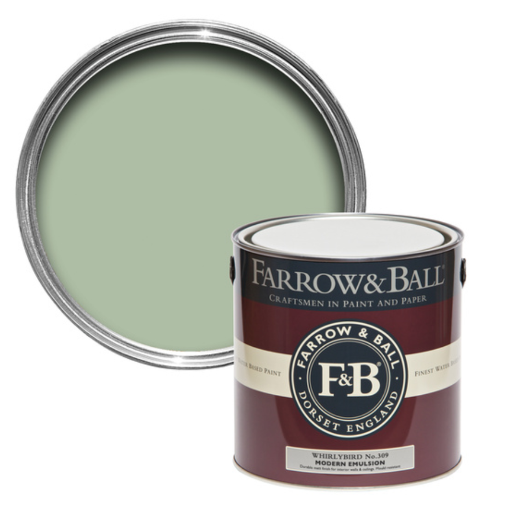 Farrow and Ball US Gallon Modern Emulsion Whirlybird No.309