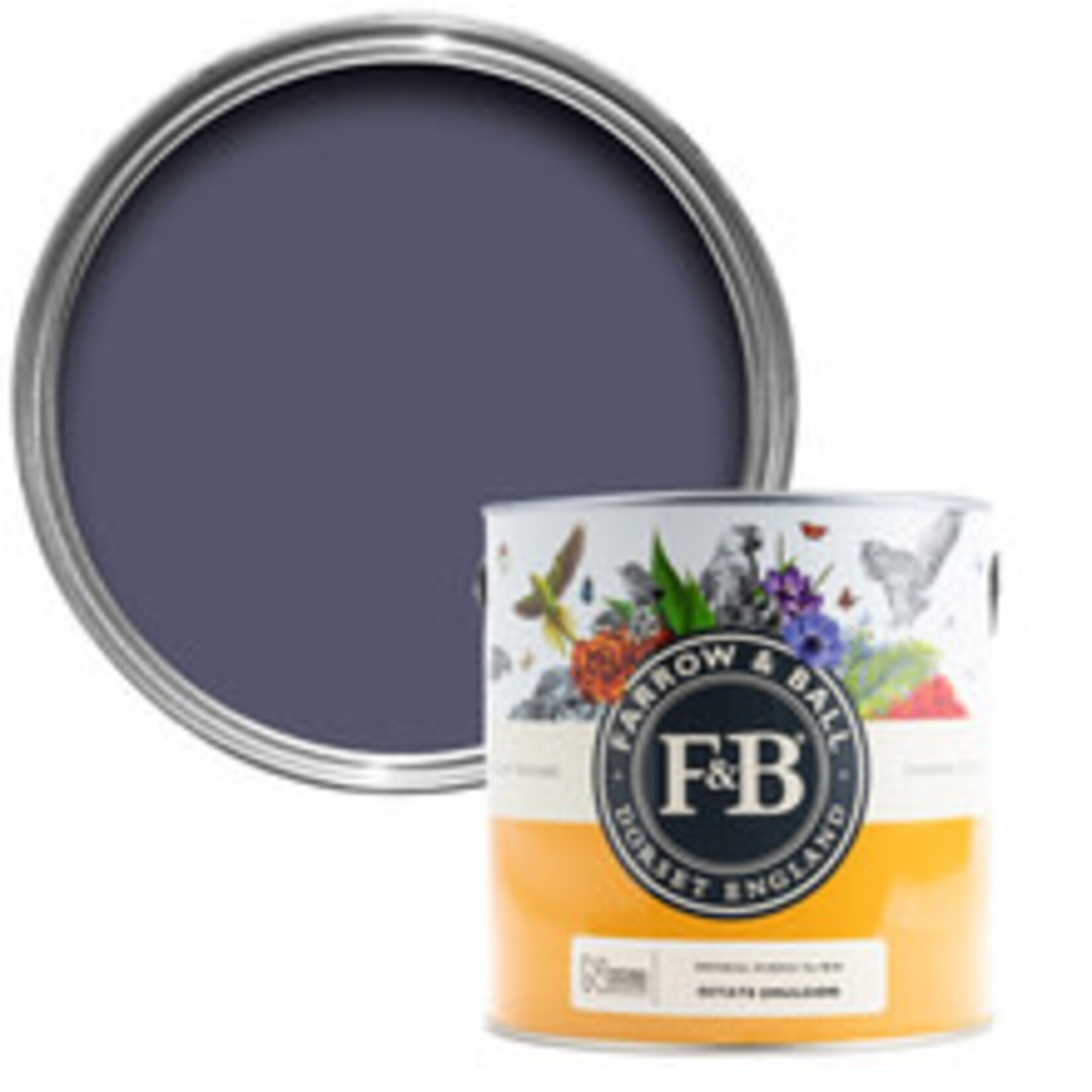 Farrow and Ball 750ml Estate Eggshell Imperial Purple No.W40