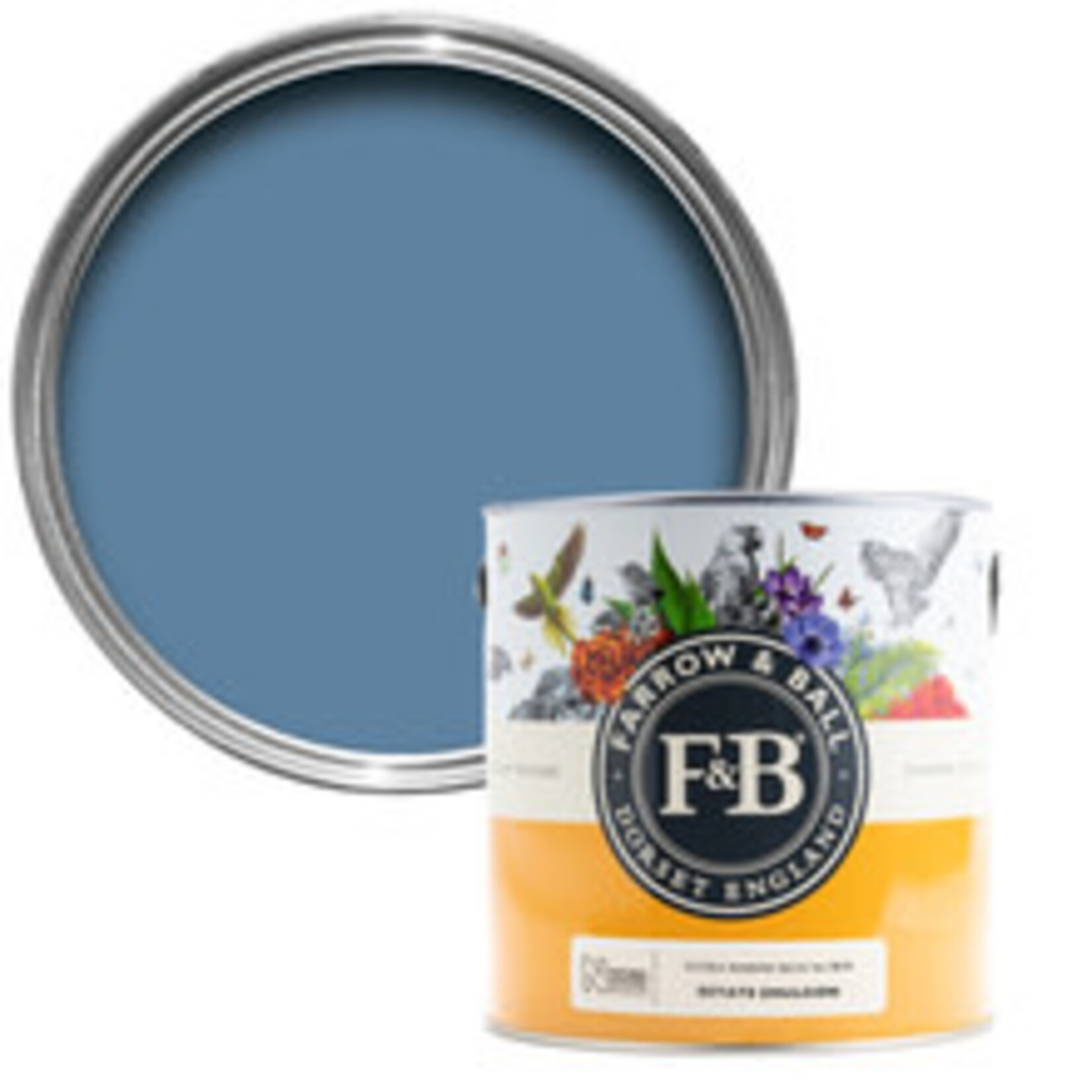 Farrow and Ball 750ml Estate Eggshell Ultra marine Blue No.W29