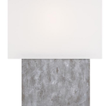 Brody One Light Table Lamp in Grey Weathered Steel