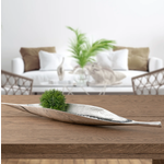 Long Leaf Hammered Bowl 30"