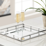 Lux Square Mirror Tray 16x16