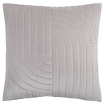 Ultar Cool Grey Quilted Cushion