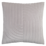 Ultar Cool Grey Quilted Cushion