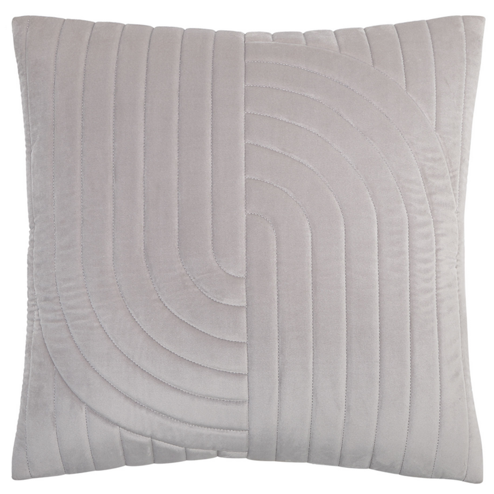 Ultar Cool Grey Quilted Cushion