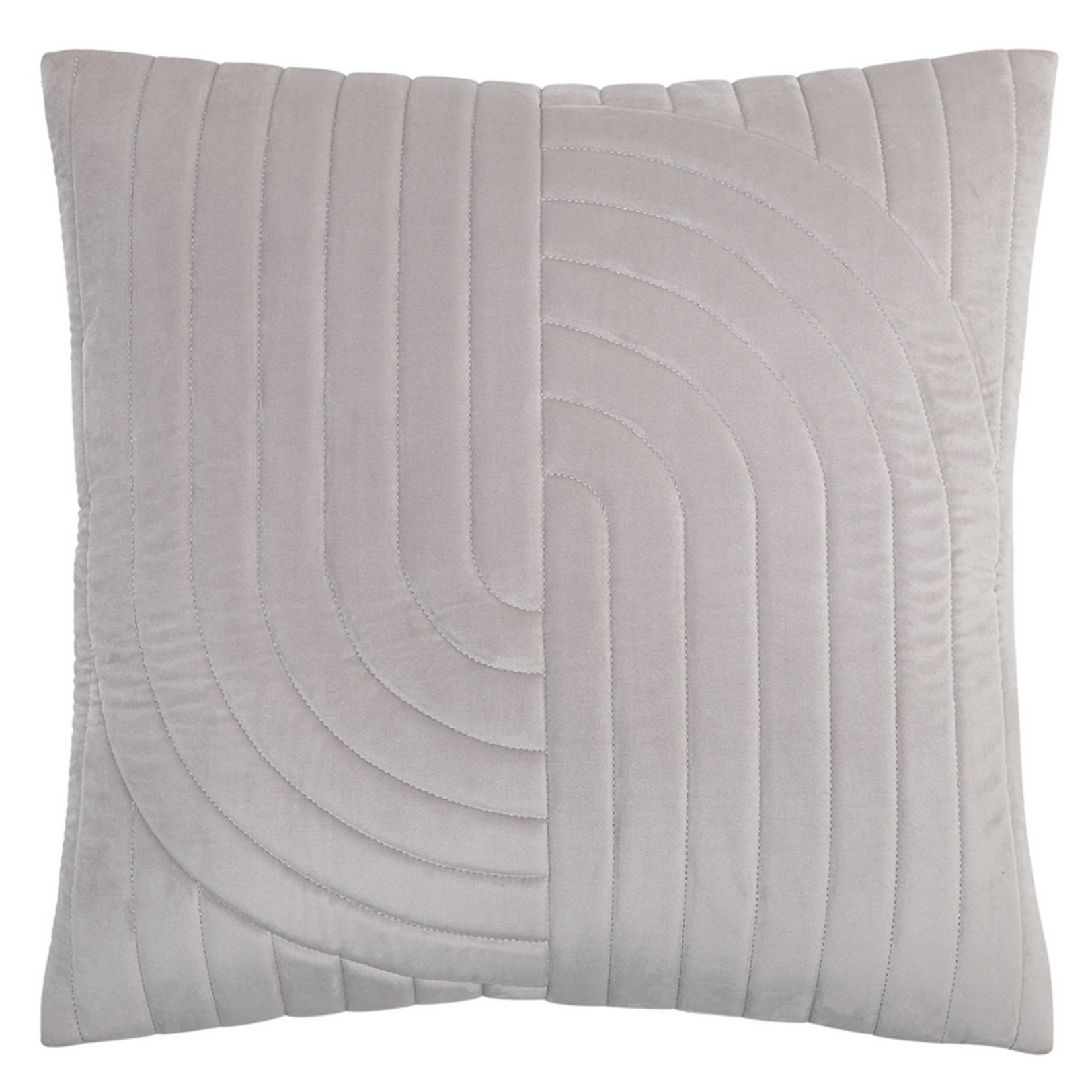 renwill Ultar Cool Grey Quilted Cushion